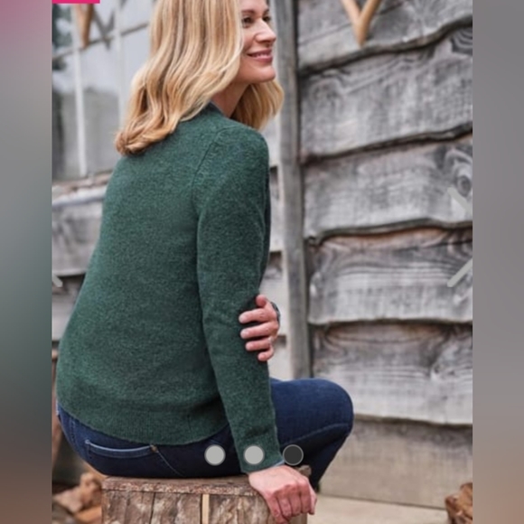 WoolOver Lambswool Sweater size 10 - Picture 2 of 9